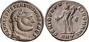 (299-300 d.C.). Constancio I, Cloro. ... 