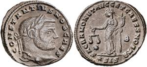 (302 d.C.). Constancio I, Cloro. Siscia. ... 