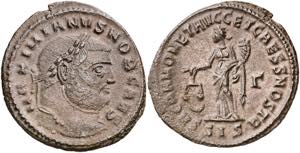 (303 d.C.). Galerio Maximiano. Siscia. ... 