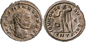 (312 d.C.). Maximino II, Daza. Tesalónica. ... 