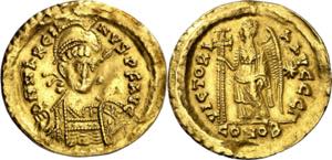 (450-457 d.C.). Marciano. Constantinopla. ... 