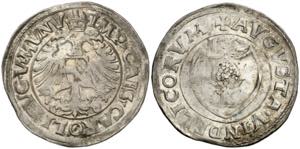 1532. Carlos I. Augsburgo. 1 batzen. (Kr. ... 