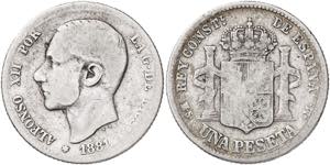 1881*----. Alfonso XII. MSM. 1 peseta. (AC. ... 