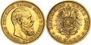 Alemania. Prusia. 1888. Federico III. A ... 