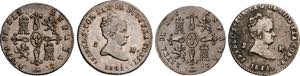 1841, 1843, 1845 y 1849. Isabel II. Segovia. ... 