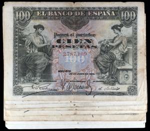 1906. 100 pesetas. (Ed. B97 y B97a) (Ed. 313 ... 