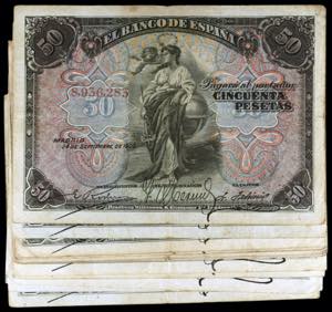 1906. 50 pesetas. (Ed. B99 y B99a) (Ed. 315 ... 