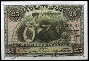 1907. 25 pesetas. (Ed. B102) (Ed.318). 15 de ... 