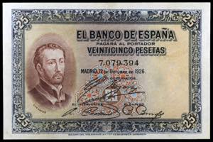 1926. 25 pesetas. (Ed. B109). (Ed. 325). 12 ... 