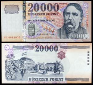 Hungría. 2004. Banco Nacional. 20000 ... 