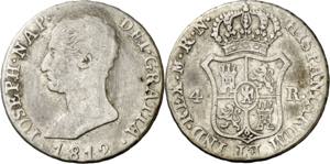 1812. José Napoleón. Madrid. RN. 4 reales. ... 