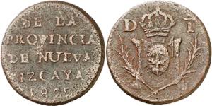 1822. Fernando VII. Nueva Vizcaya. 1/8 de ... 