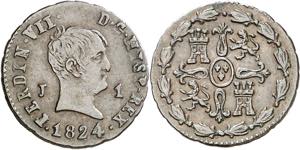 1824. Fernando VII. Jubia. 1 maravedí. (AC. ... 