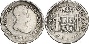 1816. Fernando VII. Lima. JP. 1/2 real. (AC. ... 