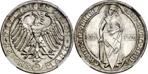 Alemania. 1928. A (Berlín). 3 marcos. (Kr. ... 