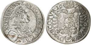 Austria. 1670. Leopoldo I. Viena. 3 kreuzer. ... 