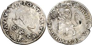 Vaticano. Pablo III (1534-1549). Bolonia. ... 