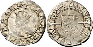 1546. Carlos I. Besançon. 1/2 carlos. (Vti. ... 
