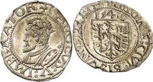 1541. Carlos I. Besançon. 1 carlos. (Vti. ... 