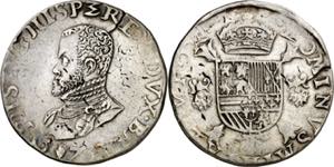 1573. Felipe II. Amberes. 1 escudo Felipe. ... 