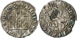 Enrique II (1369-1379). Burgos. Seisén. ... 