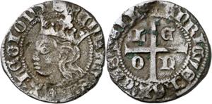 Enrique II (1369-1379). León. Cruzado. ... 