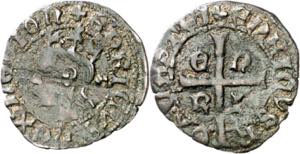 Enrique II (1369-1379). ¿Burgos?. Cruzado. ... 