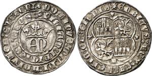 Enrique II (1369-1379). Burgos. Real. ... 