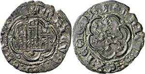 Enrique III (1390-1406). Coruña. Blanca. ... 