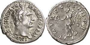 (102 d.C.). Trajano. Denario. (Spink falta) ... 