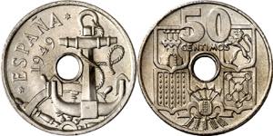 1949*E51. Franco. 50 céntimos. (AC. 151). ... 