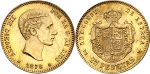 1876*1962. Franco. DEM. 25 pesetas. (AC. ... 