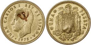 1975*1979. Juan Carlos I. 1 peseta. ... 