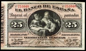 1884. 25 pesetas. (Ed. B66) (Ed. 282). 1 de ... 