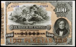 1884. 100 pesetas. (Ed. B68) (Ed. 284). 1 de ... 