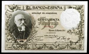 1905. 50 pesetas. (Ed. B96, mismo ejemplar) ... 