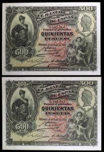 1907. 500 pesetas. (Ed. B105) (Ed. 321). 15 ... 