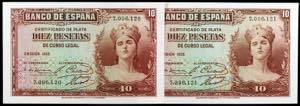 1935. 10 pesetas. (Ed. C15) (Ed. 364). ... 