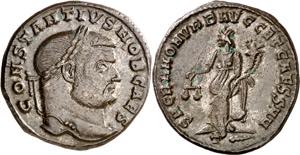 (300-301 d.C.). Constancio I, Cloro. Roma. ... 