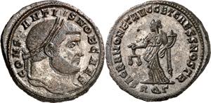 (300 d.C.). Constancio I, Cloro. Aquileia. ... 
