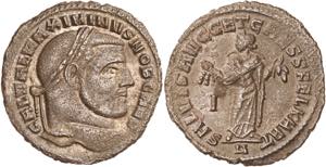(305-306 d.C.). Maximino II, Daza. Cartago. ... 