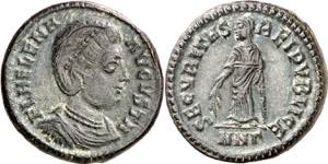 (325-326 d.C.). Helena. Nicomedia. AE 19. ... 