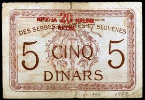 Yugoslavia. s/d (1919). Ministerio de ... 