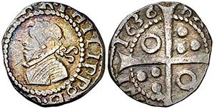 1636. Felipe IV. Barcelona. 1 croat ... 
