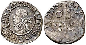 1639. Felipe IV. Barcelona. 1 croat. (Cal. ... 