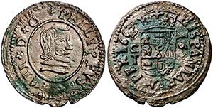 1663. Felipe IV. Córdoba. TM. 16 ... 