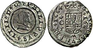 1664. Felipe IV. Córdoba. TC. 16 ... 