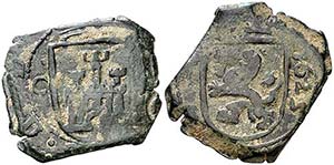 1625. Felipe IV. Cuenca. 8 maravedís. (Cal. ... 