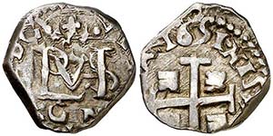 1651. Felipe IV. Granada. N. 1/2 real. (Cal. ... 