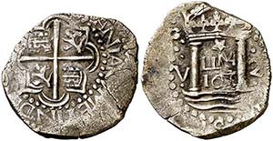 1659. Felipe IV. Lima. V. 2 reales. (Cal. ... 